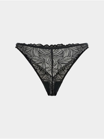 Erlich Textil Erlich Textil Spitzen String FLUID LACE STRING in schwarz