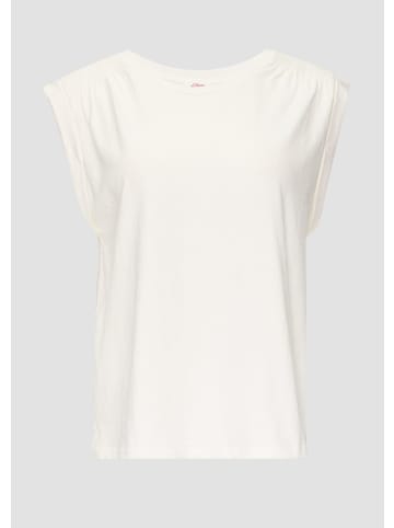 s.Oliver T-Shirt in 0210_ecru