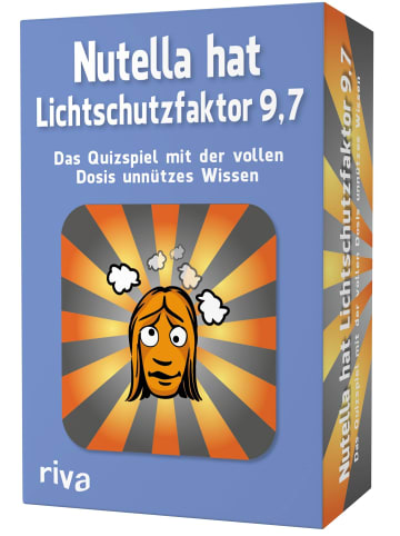 riva Nutella hat Lichtschutzfaktor 9,7 - Das Quizspiel mit der vollen Dosis...