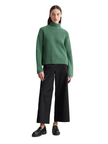 Marc O'Polo DfC Turtleneck-Strickpullover loose in smooth green