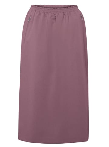 GOLDNER Kurzgröße:  Knitterfreier Reiseschlupfrock in rosenholz