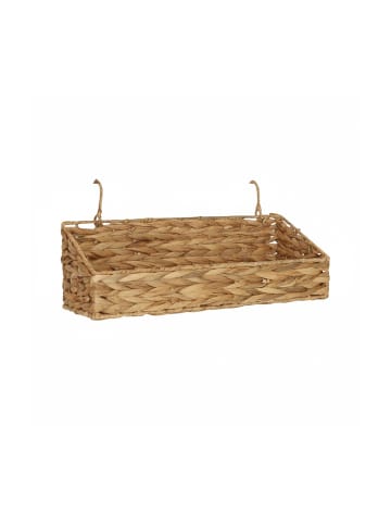 relaxdays Aufbewahrungskorb in Natur - (B)42x (H)14 x (T)16 cm