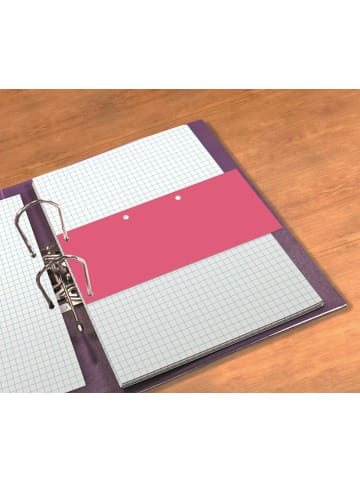 Oxford Trennstreifen Duo 240x105mm 160g/qm Packung mit 60 Stück pink
