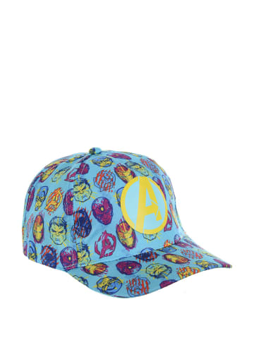 Avengers Kappe All Over Baseball-Cap in Hell-Blau