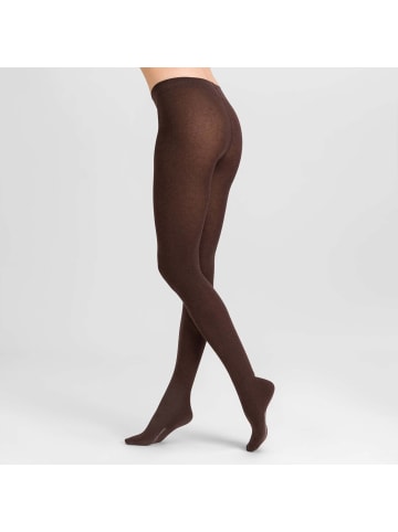 Hudson Strickstrumpfhose Relax Montana wärmend in Brownmel.