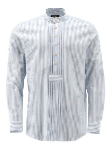 OS-Trachten Trachtenhemd Xenara in kornblau