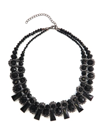 collezione alessandro Statementkette " Nicola " in schwarz