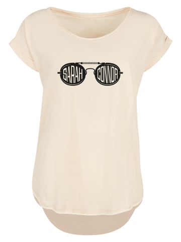 F4NT4STIC Long Cut T-Shirt Terminator 2 Goggle Sunglasses Sarah Connor in Whitesand