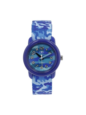 Tom Tailor Quarzuhr Edelstahl in Blau