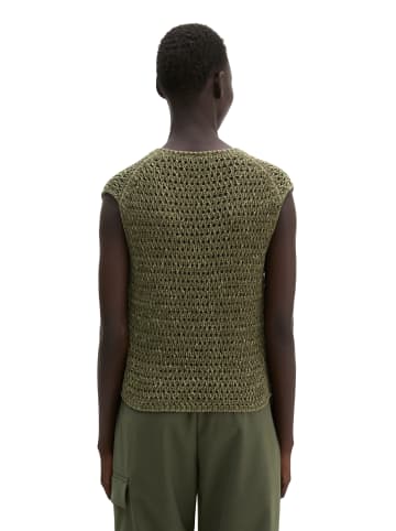 Marc O'Polo Netzpullunder slim in Medium Green