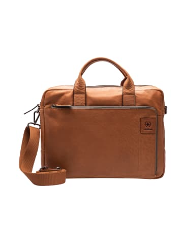 Strellson Aktentasche 'Hyde Park Charles in Cognac 39 x 28 x 7 cm'