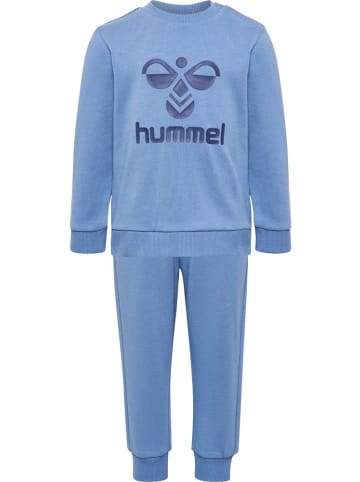 Hummel Kinder Trainingsanzug "Hmlarine Crewsuit" in Blau