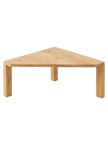 relaxdays Arbeitsplatten-Regal in Natur - (B)30 x (H)15 x (T)30 cm