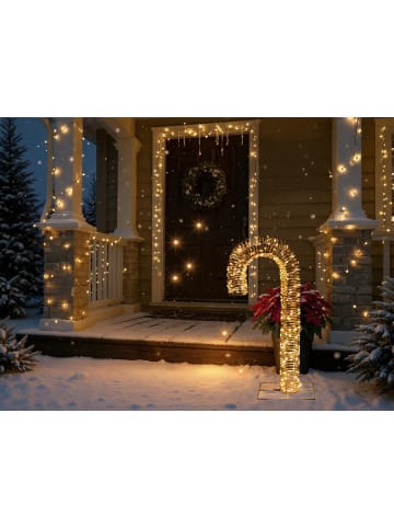 Beliani LED Deko HOLMAVIK in Gold - (W) 33 x (H) 74 x (L) 26 cm