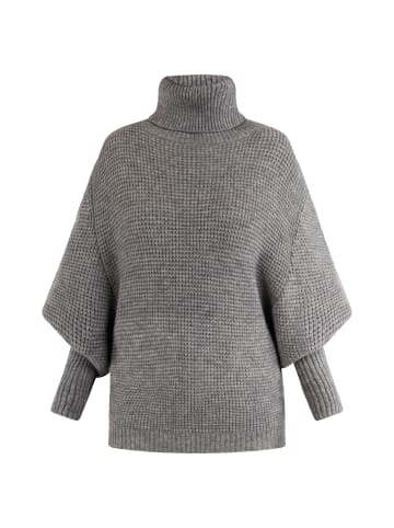 RISA Strick Pullover in Grau Melange