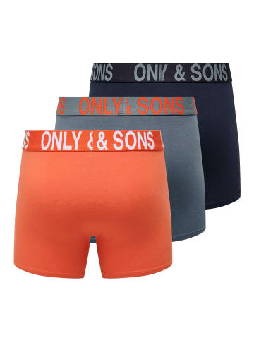 Only&Sons Boxershorts 'ONSFITZ COLOR' in blau