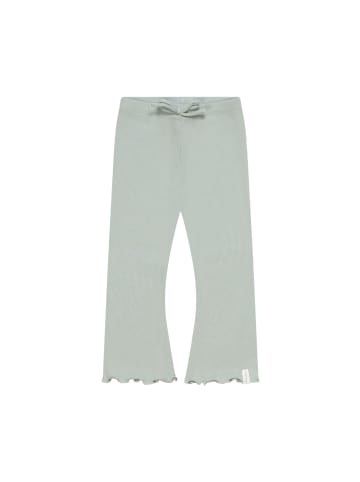 leevje Schlag-Leggings mit Schleife aus Bio-Baumwolle in soft green