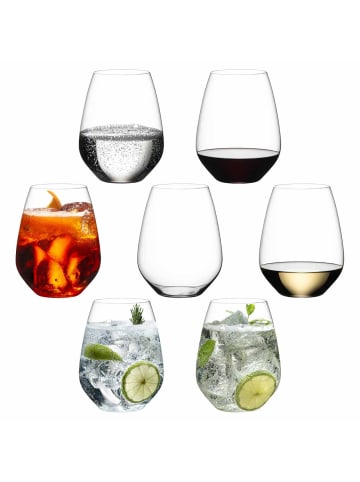 RIEDEL Glas 2er Set Universalbecher + Poliertuch Veloce 550 ml in transparent