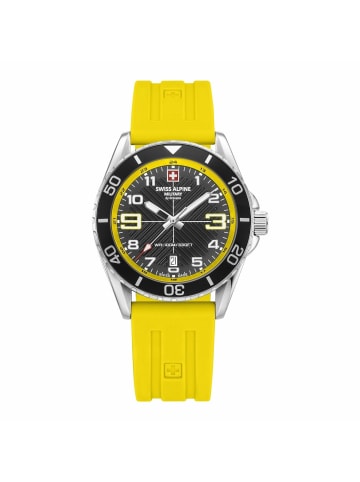 Swiss Alpine Military by Grovana Analoguhr für Herren in gelb