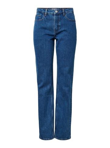 Pieces Straight Fit Jeans in Medium Blue Denim1