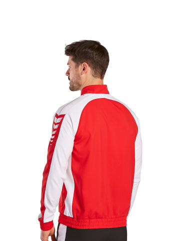erima Herren Six Wings Präsentationsjacke in rot/weiss