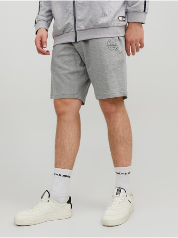Jack & Jones Sweat Shorts Plus Size Kurze Jogger JPSTSHARK in Grau-2