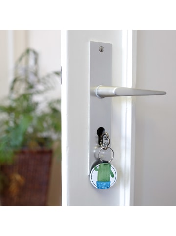 Mr. & Mrs. Panda Anhänger Kaktus Heilig ohne Spruch in Weiß