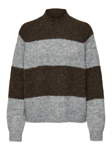 JDY Strickpullover in Light Grey Melange