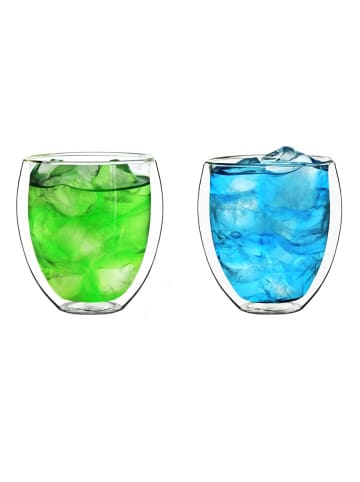 Creano 2er Set Thermoglas dg-b "Doppelwandglas"  - 400ml Glas