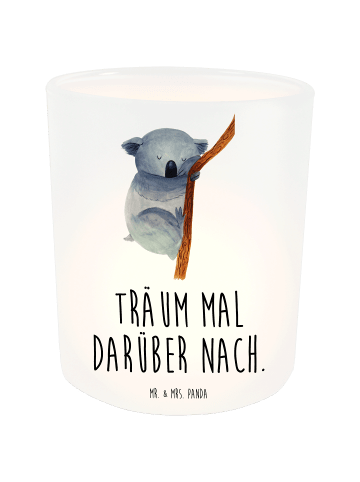 Mr. & Mrs. Panda Windlicht Koalabär mit Spruch in Transparent