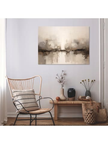 WALLARENA Leinwandbild Boho in Beige Bilder Wandbild