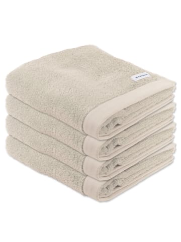 Tom Tailor Handtuch 4er Pack in Sand