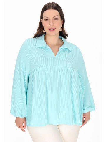 Usha Plus Size Blouse usha PLUS SIZE in turquoise