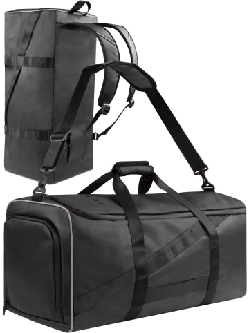 normani Sport- und Reisetasche mit Rucksackfunktion 90 l Nordpass in Schwarz