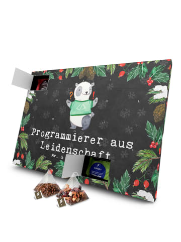 Mr. & Mrs. Panda Tee Adventskalender Programmierer Leidenschaft ... in Kreidetafel