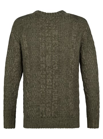 Petrol Industries Groß gestrickter Pullover Medford in Grün
