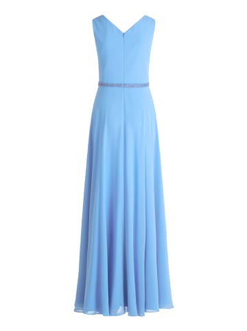 Vera Mont Abendkleid mit Plissee in Paris Blue