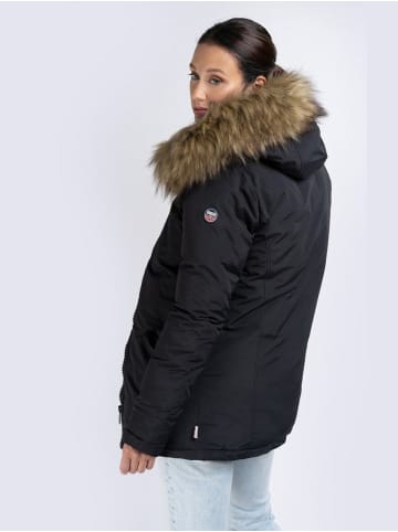 Lonsdale Winterjacke "Kimmeridge" in Schwarz
