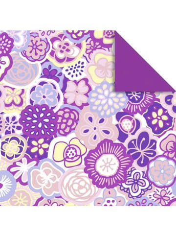 Buntpapierfabrik Ludwig Bähr Faltblätter Florentine Flower Power 80g/qm 15x15cm Packung mit 65 B...