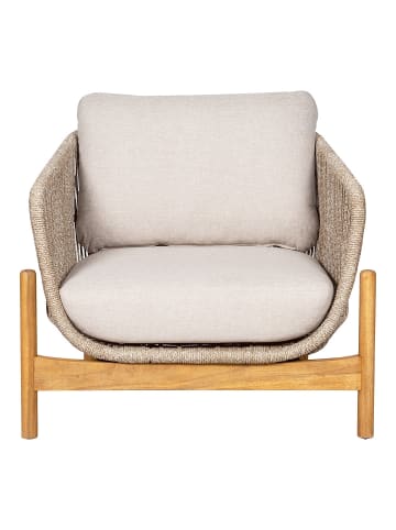 ebuy24 Lounge-Stuhl Terracina Braun 86 x 79 cm