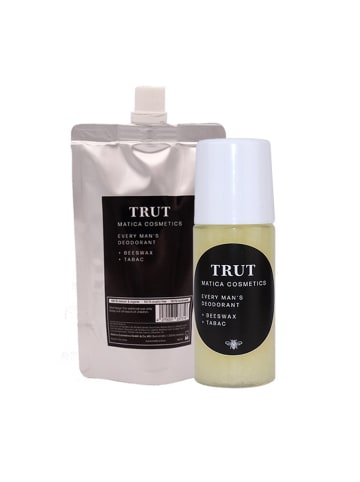 Matica Cosmetics Deodorant TRUT Tabak – mit Nachfüllpack, 150ml