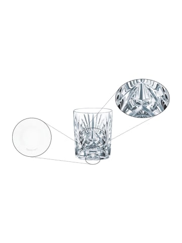 Nachtmann 6er Set Whiskytumbler Palais 304 ml transparent in transparent