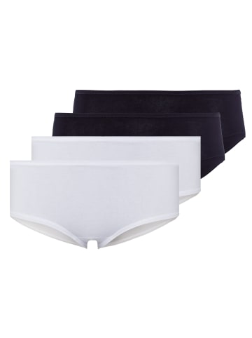 Skiny Panty 4er Pack in Schwarz/Weiß