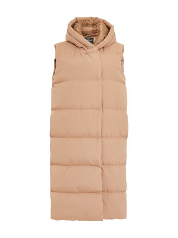 Threadbare Longweste THB Viktoria Maxi Gillet with Hood in Grau