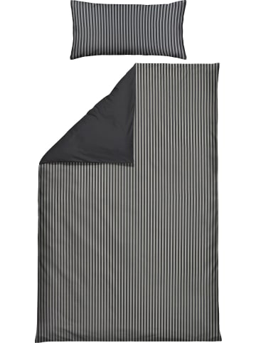 Erwin Müller Perkal Wendebettwäsche in anthrazit-grau