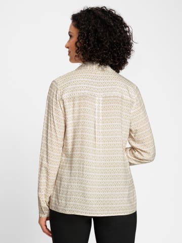 WITT WEIDEN Langarm-Bluse in sand-ecru-bedruckt