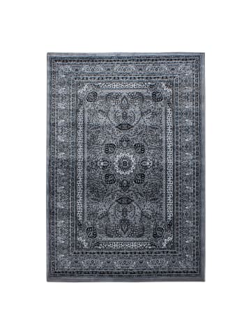KADIMA DESIGN Orientteppich Kurzflor Polypropylen saugroboter Wohnzimmer in Grau