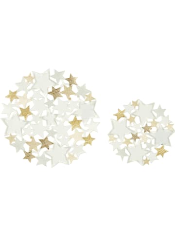 REDBEST Jacquard Aufleger 2er-Set in creme