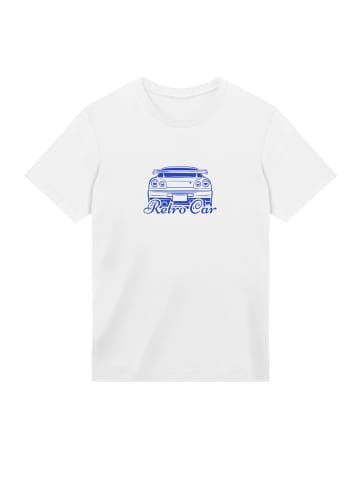 F4NT4STIC T-Shirt Retro Car Japanese Streetstyle in weiß