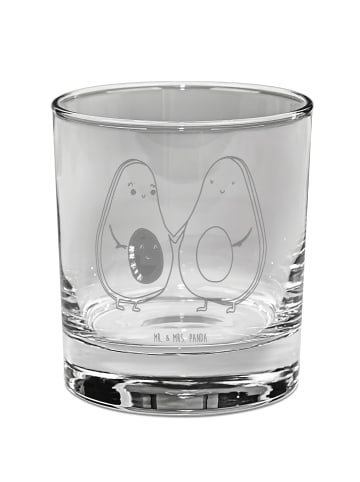 Mr. & Mrs. Panda Tumbler Avocado Pärchen ohne Spruch in Transparent